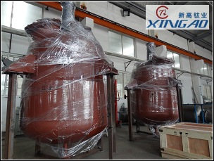 復合鈦反應鍋，制造好驗收結(jié)束！